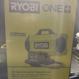 RYOBI 18V Hybrid Forced Air Propane Heater